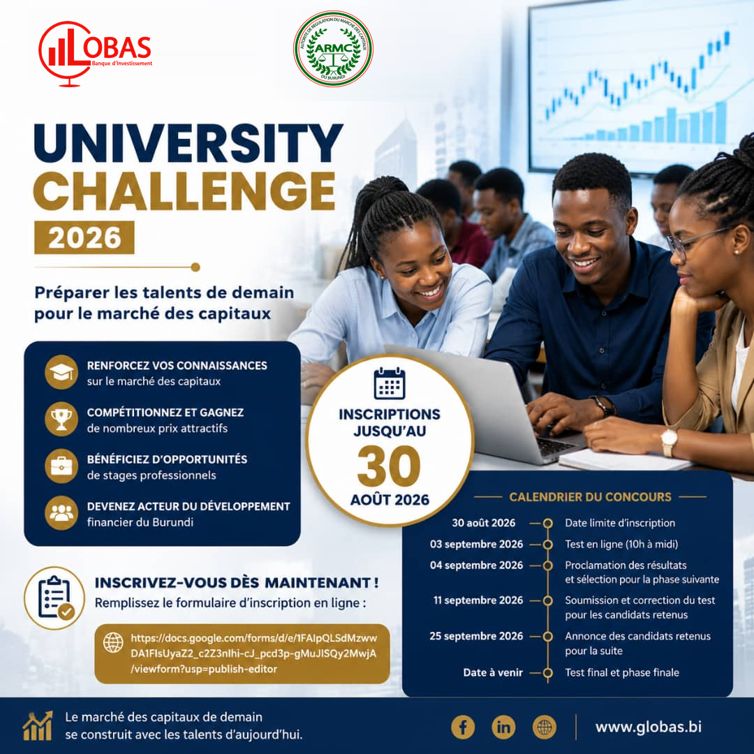 University Challenge 2026 : Globas encourage les étudiants à saisir une opportunité au coeur du marché des capitaux
